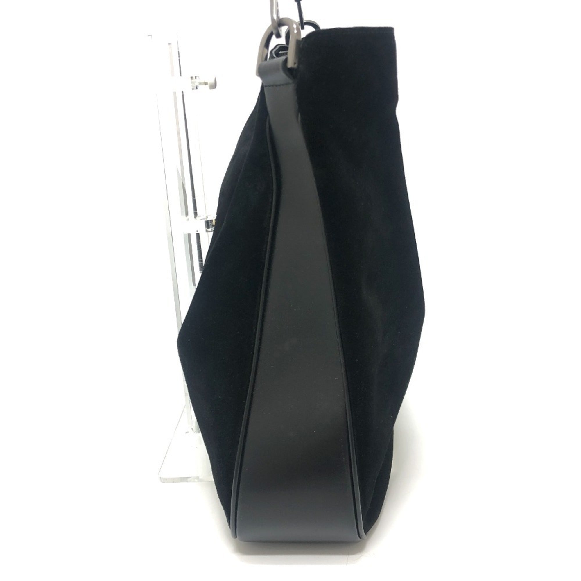 Gucci Black Bamboo Handbag Shoulder Bag (Pre-Owned)