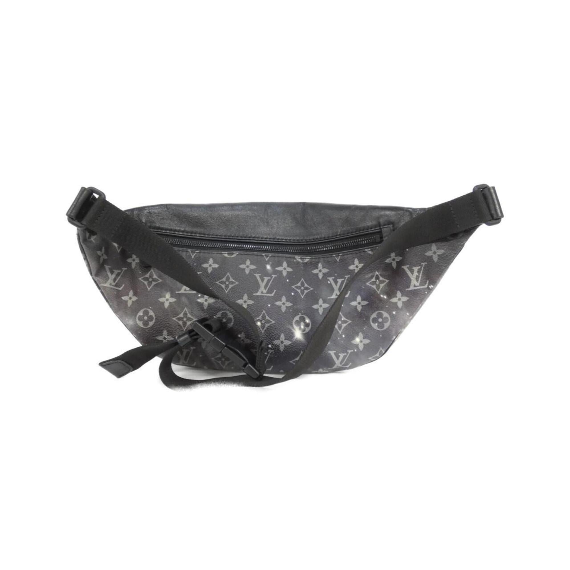 Louis Vuitton Black Coated Canvas Shoulder Bag