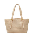 Bottega Veneta Pink Beige Leather Handbag Tote Bag