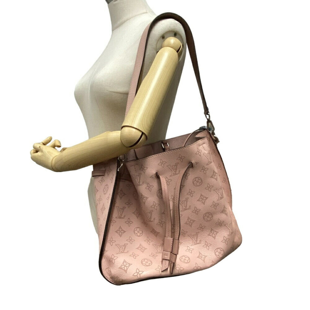 Louis Vuitton Mahina Pink Leather Handbag