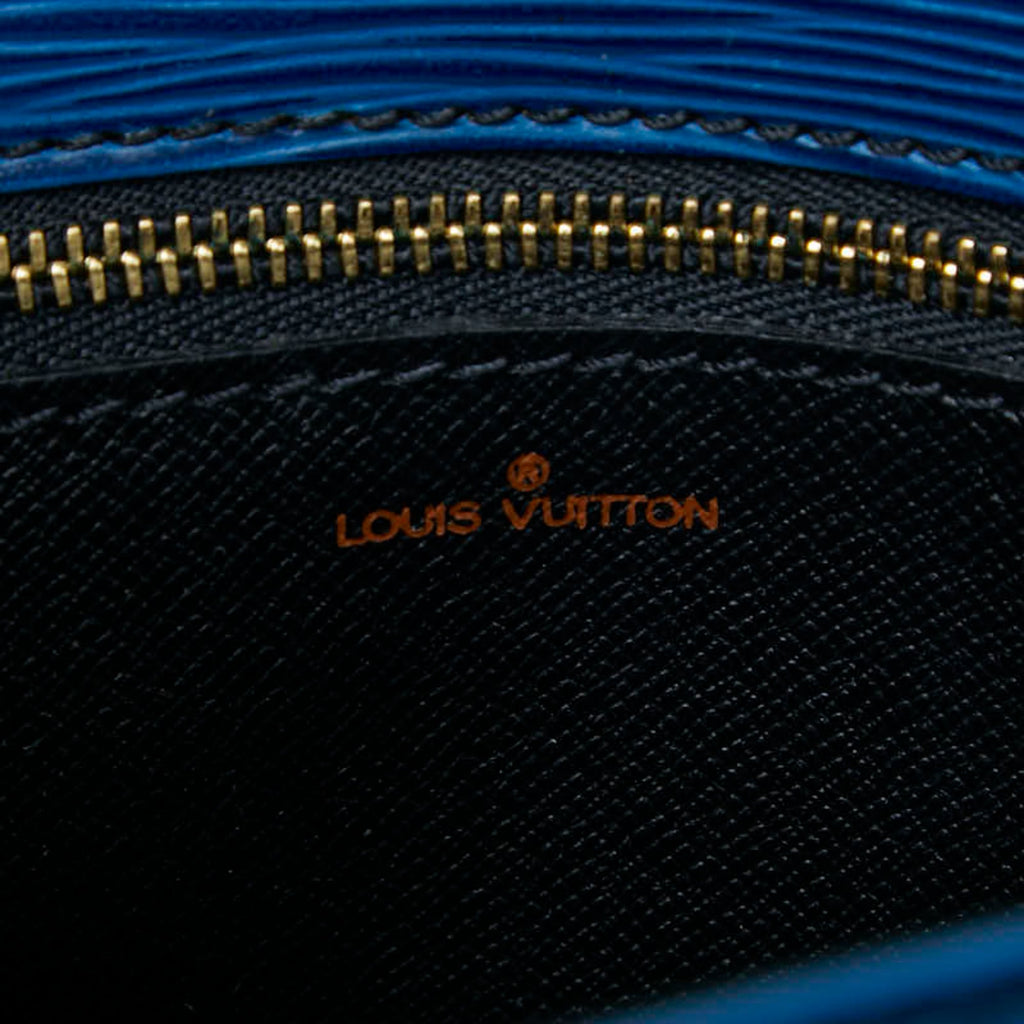 Louis Vuitton Toledo Blue Leather Shoulder Bag