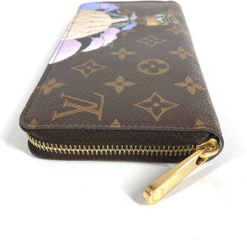 Louis Vuitton Brown Purple Monogram Canvas Long Wallet