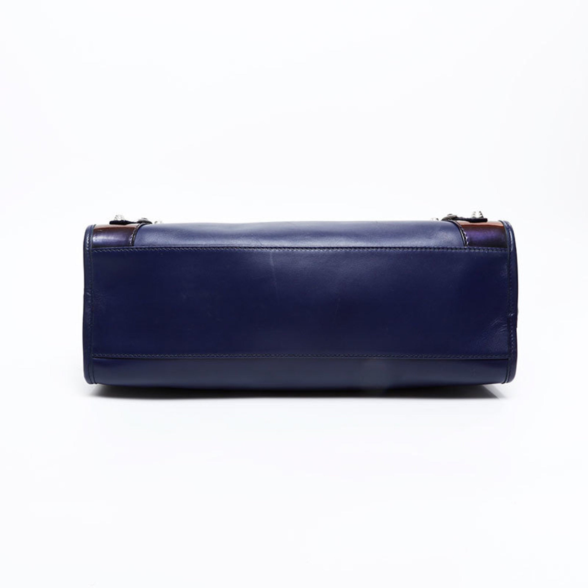 Balenciaga Purple Leather Hand