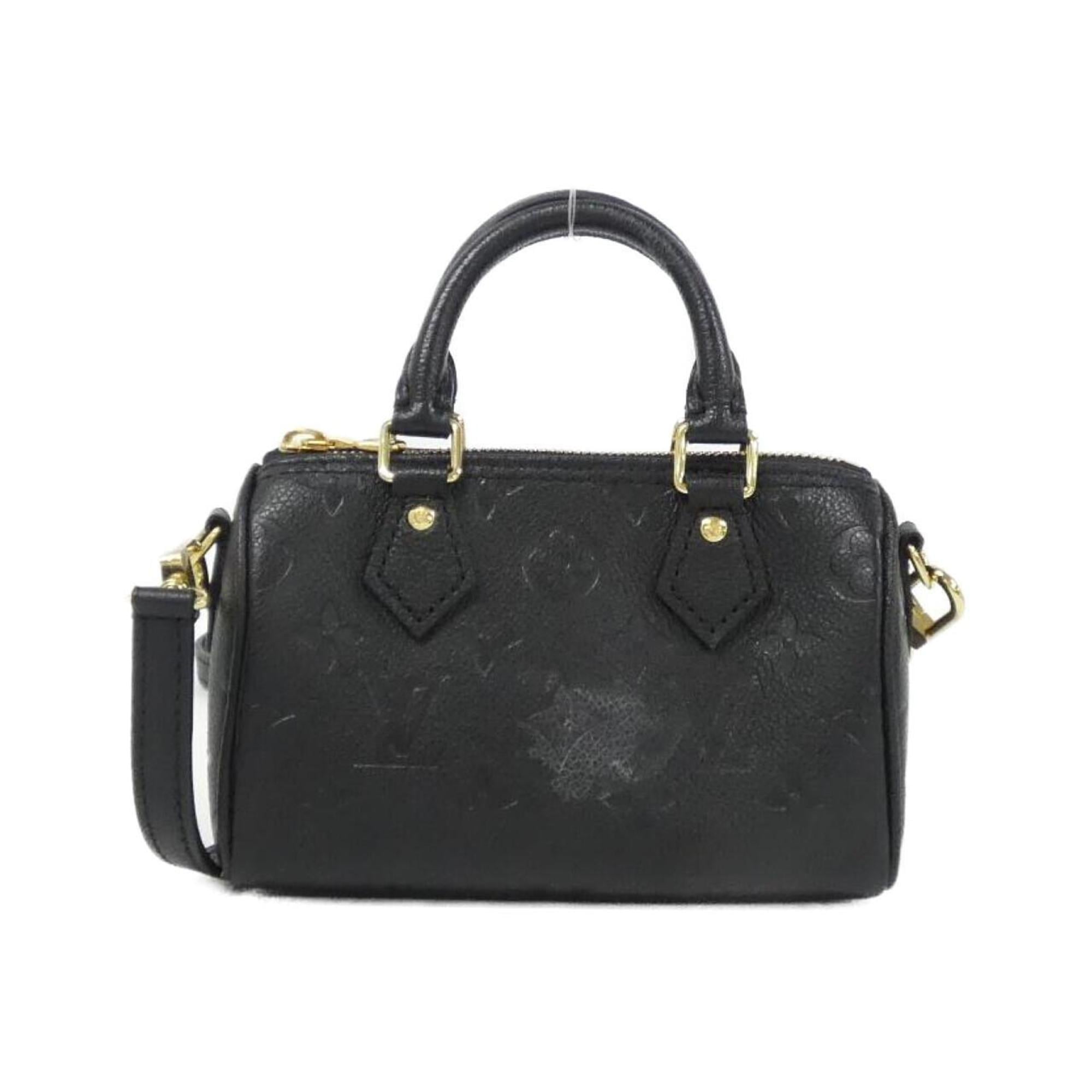 Louis Vuitton Black Leather Handbag