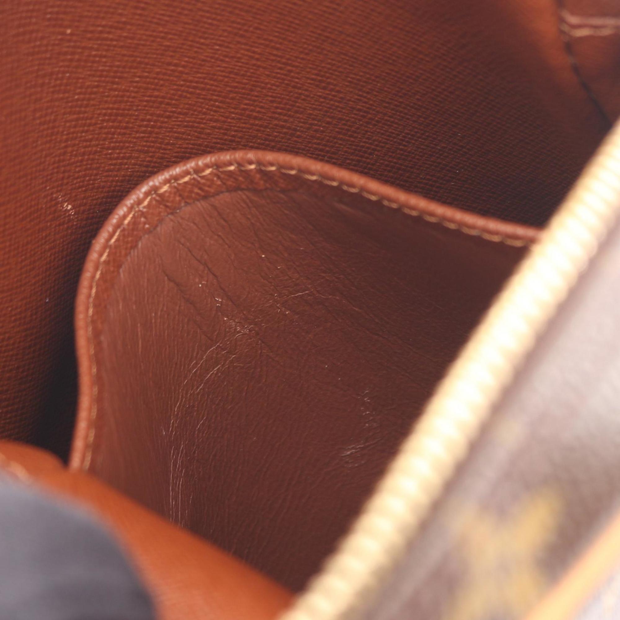Louis Vuitton Brown Pvc Leather Shoulder Bag