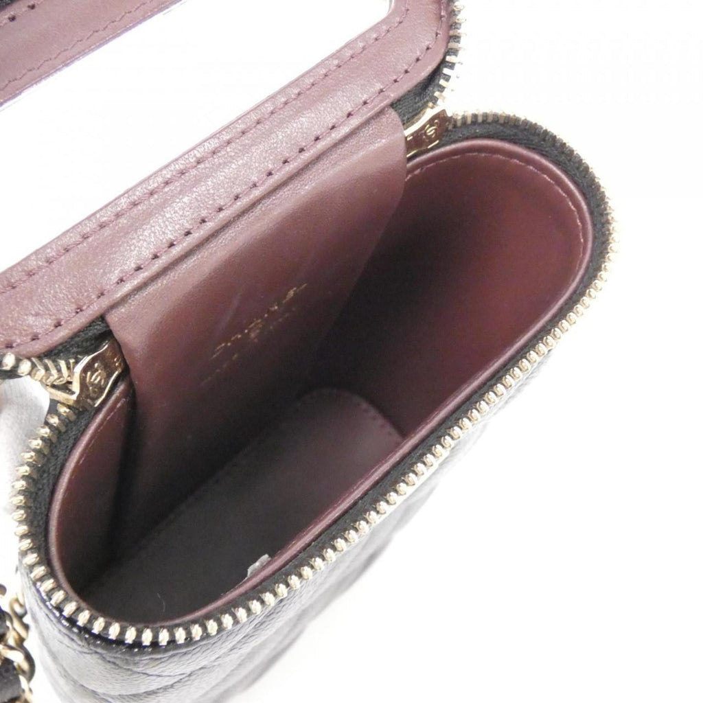 Chanel Black Grained Calfskin Shoulder Bag