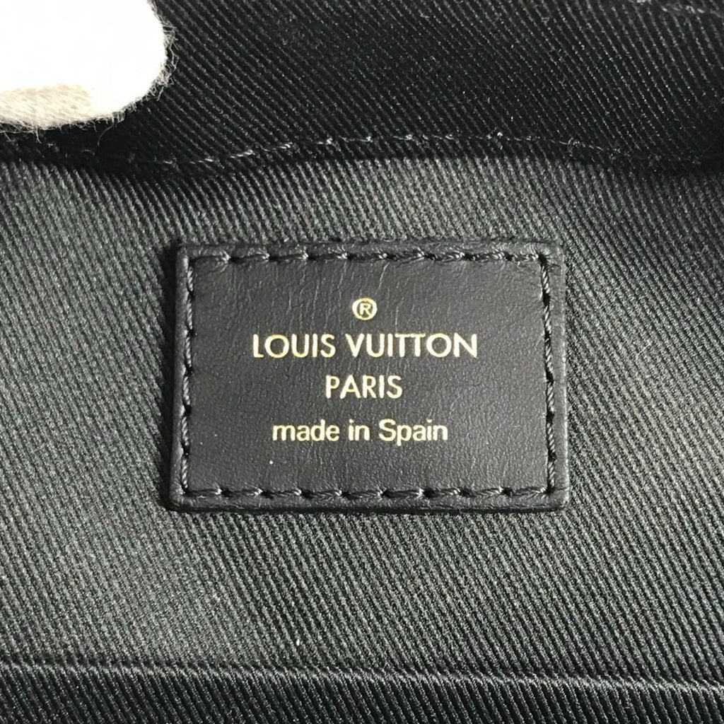Louis Vuitton Black Brown Noir Monogram Pochette Shoulder Bag