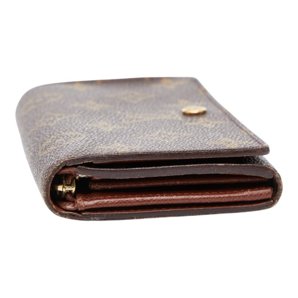 Louis Vuitton Brown Pvc Leather Wallet