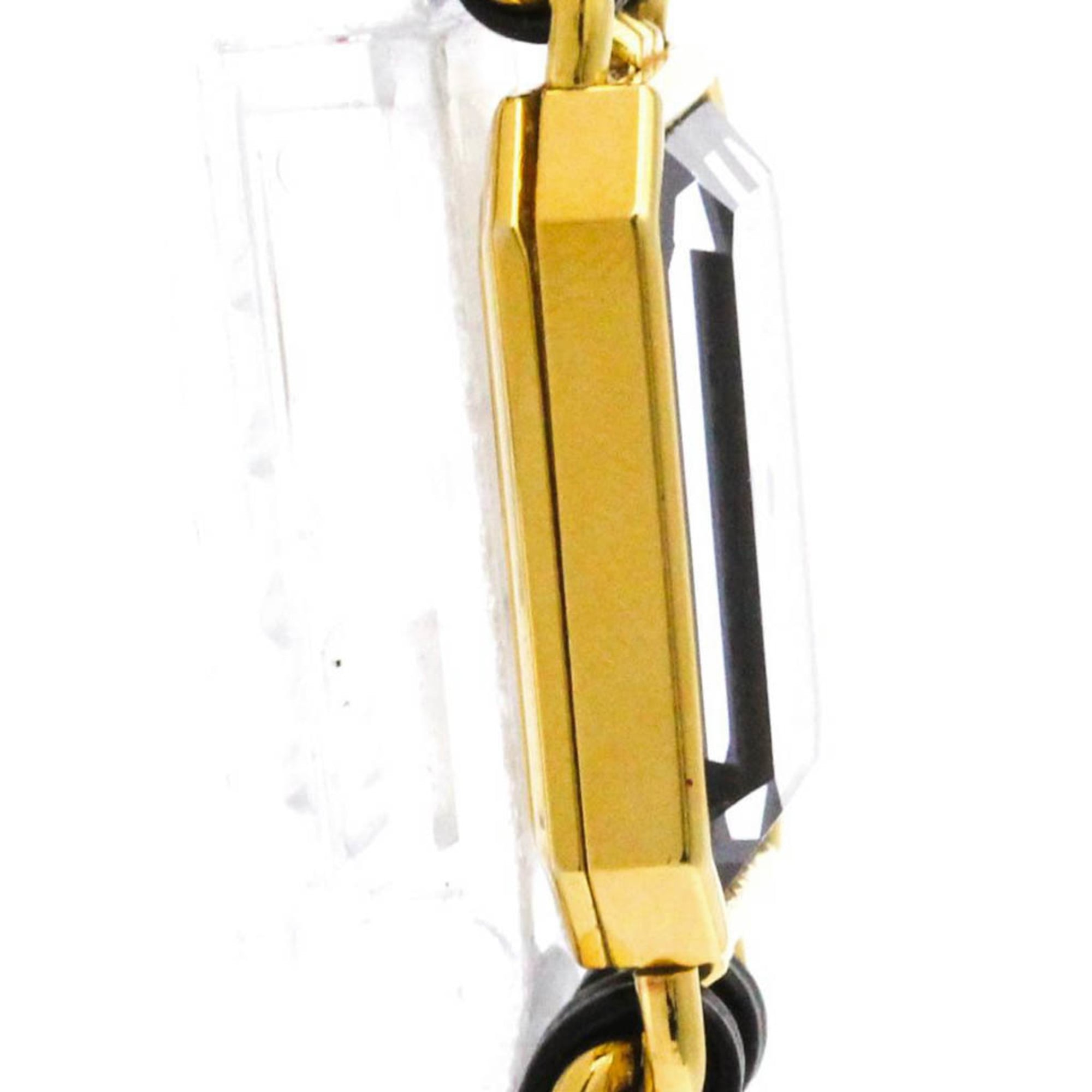 Chanel Premiere Rock Quartz Watch Plated Metal And Leather Watch