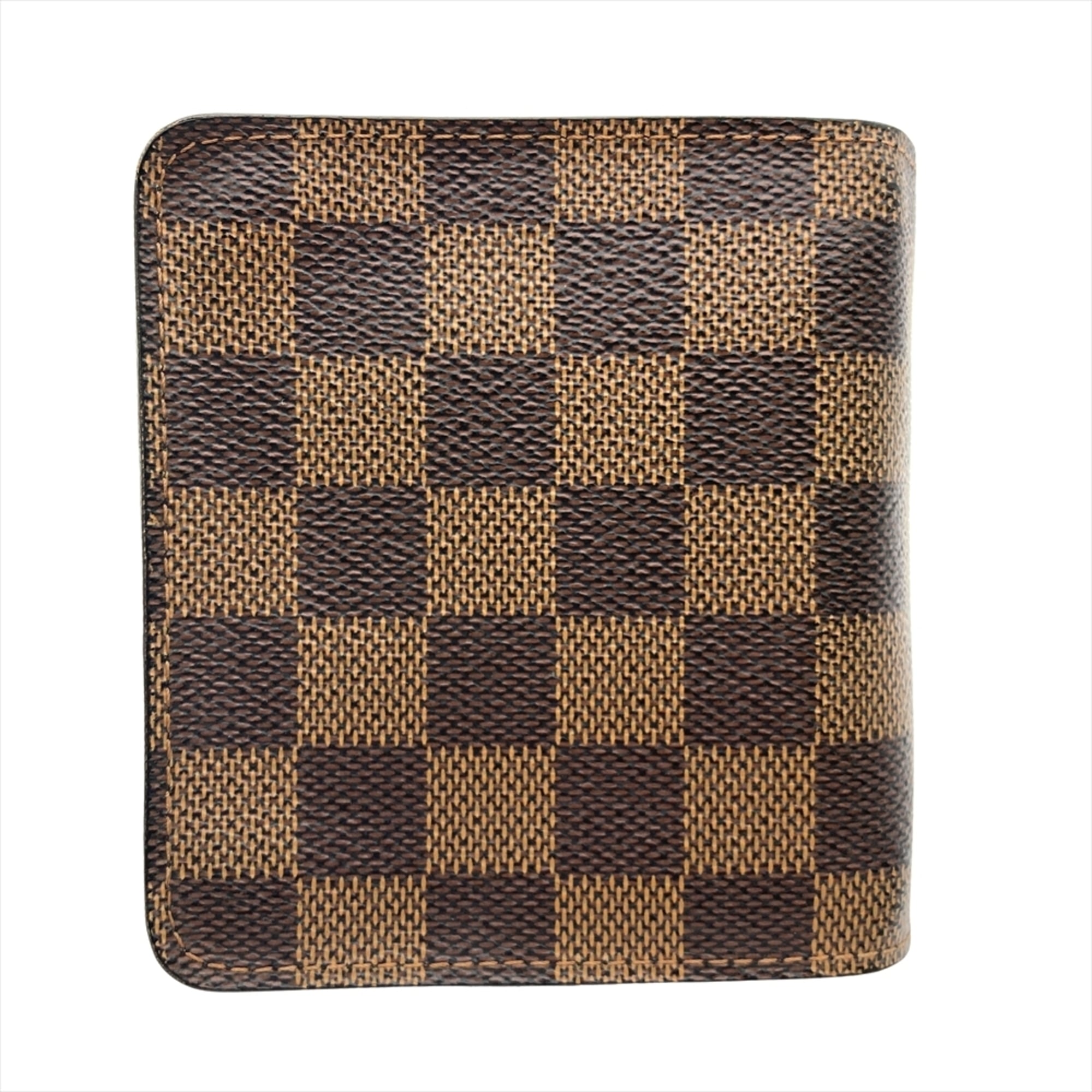 Louis Vuitton Damier Brown Damier Canvas Ebene Damier Canvas Wallet