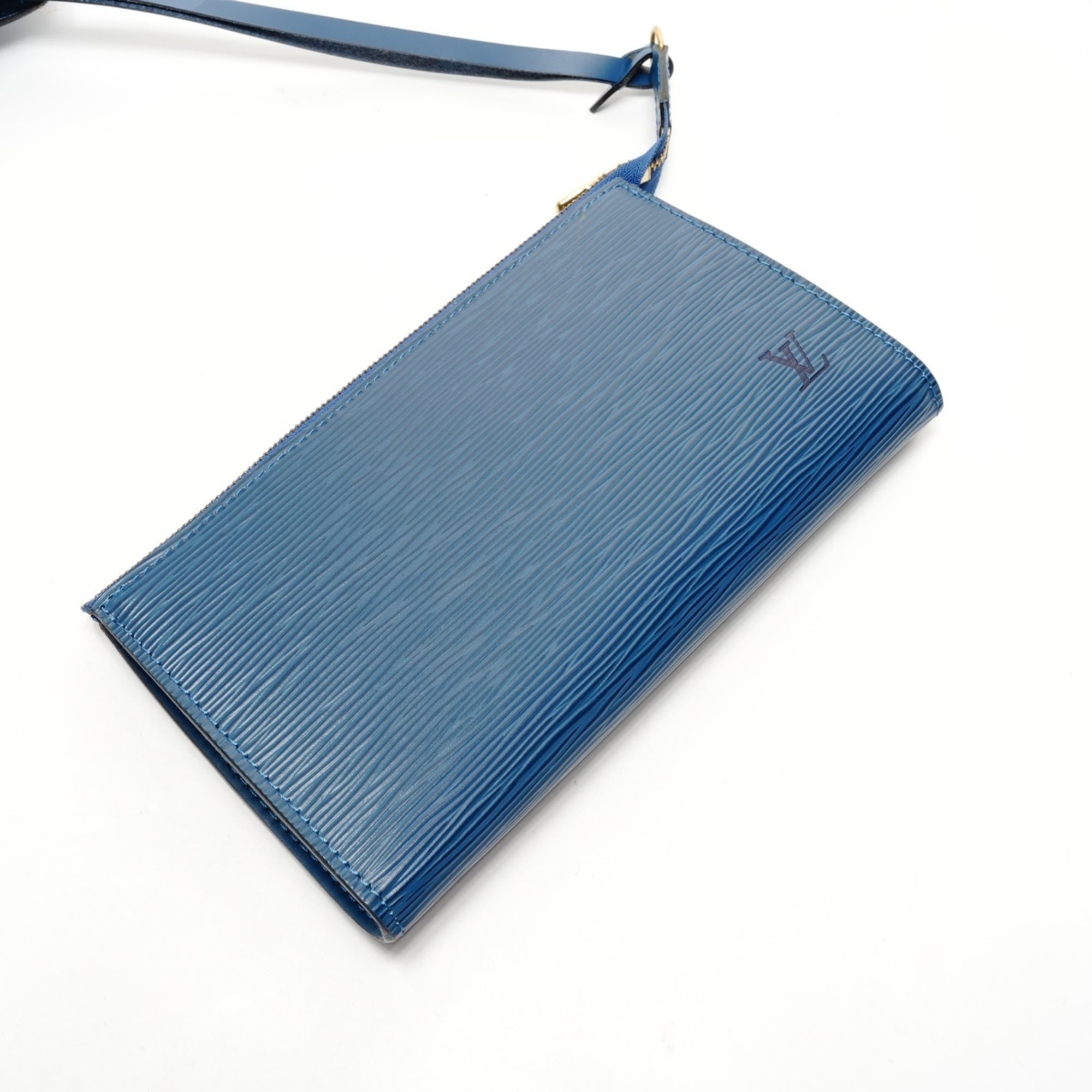 Louis Vuitton Blue Epi Leather Shoulder Bag
