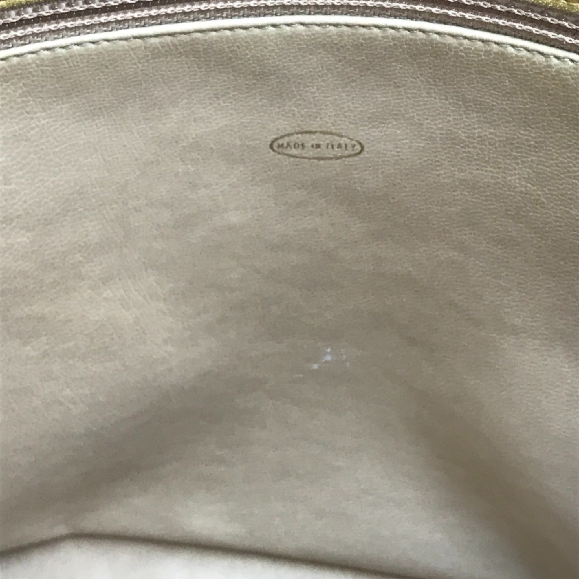 Chanel Gold Leather Shoulder Bag