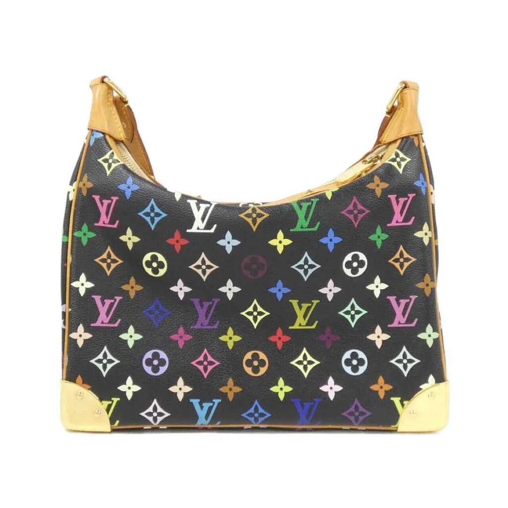 Louis Vuitton Monogram Multicolore Black Coated Canvas Shoulder Bag