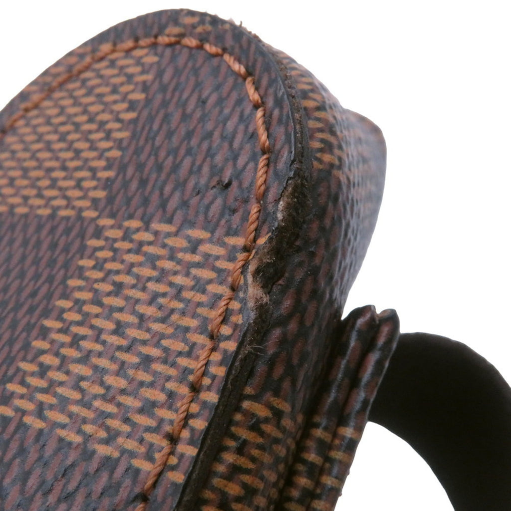 Louis Vuitton Damier Brown Ebene Damier Canvas Fanny Pack Shoulder Bag Sling Bag
