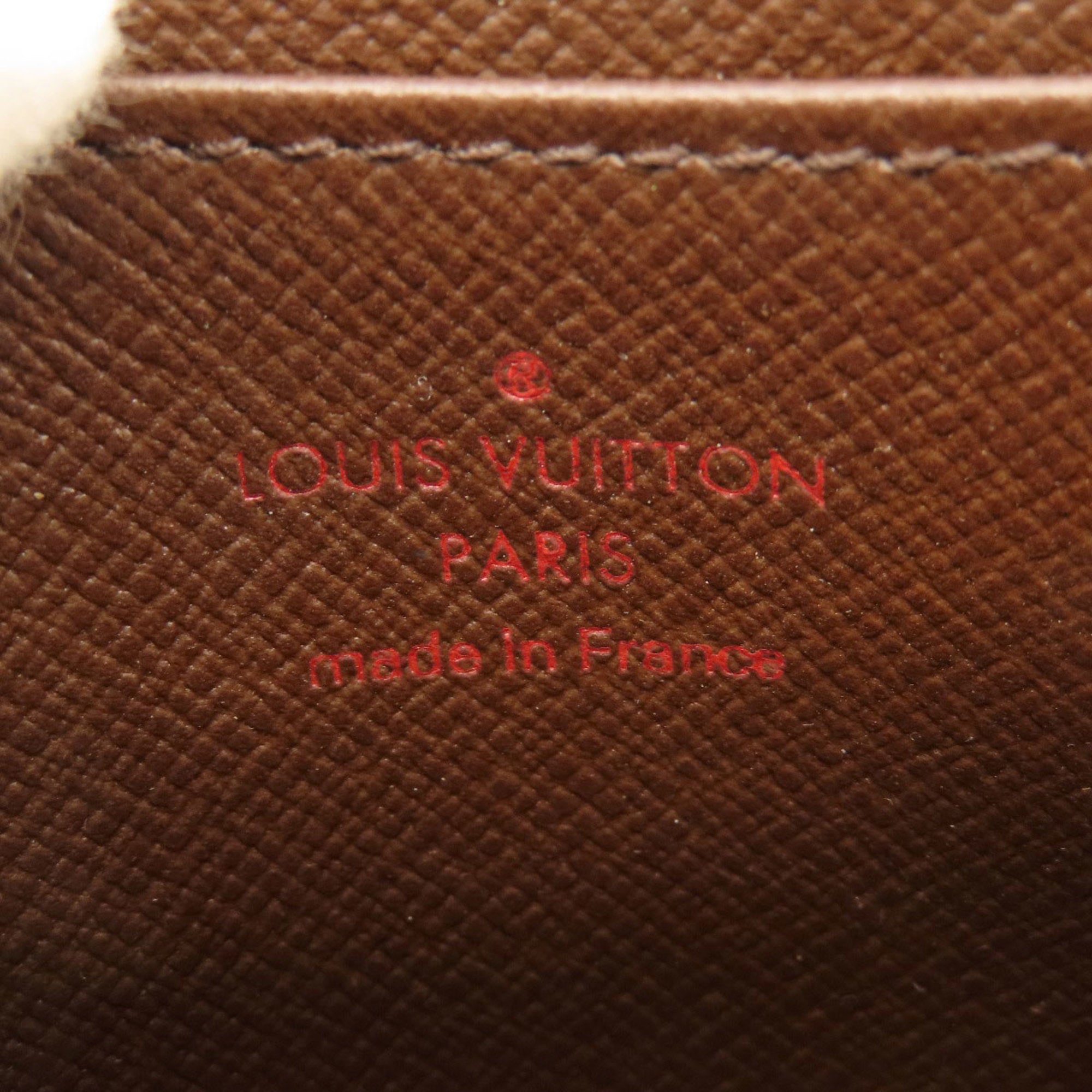 Louis Vuitton Damier Canvas Ebene Damier Canvas Coin Purse/Coin Case