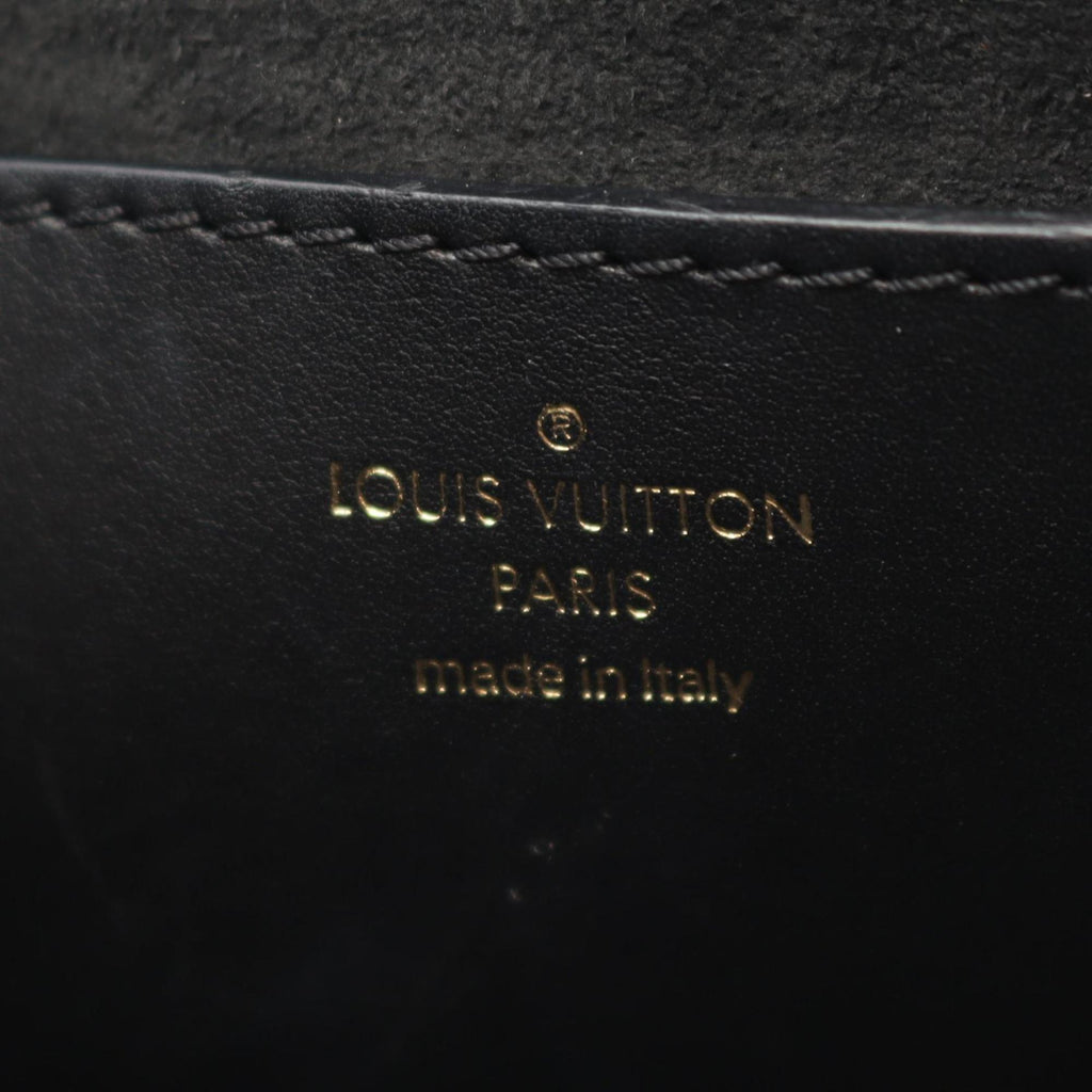 Louis Vuitton Black Leather Pochette Shoulder Bag