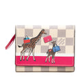 Louis Vuitton Multi-Color White Pvc Leather Wallet (Tri-Fold)