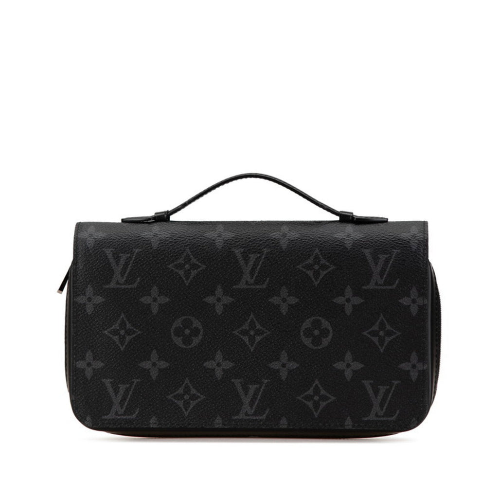 Louis Vuitton Black Pvc Leather Long Wallet