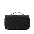 Louis Vuitton Black Pvc Leather Long Wallet