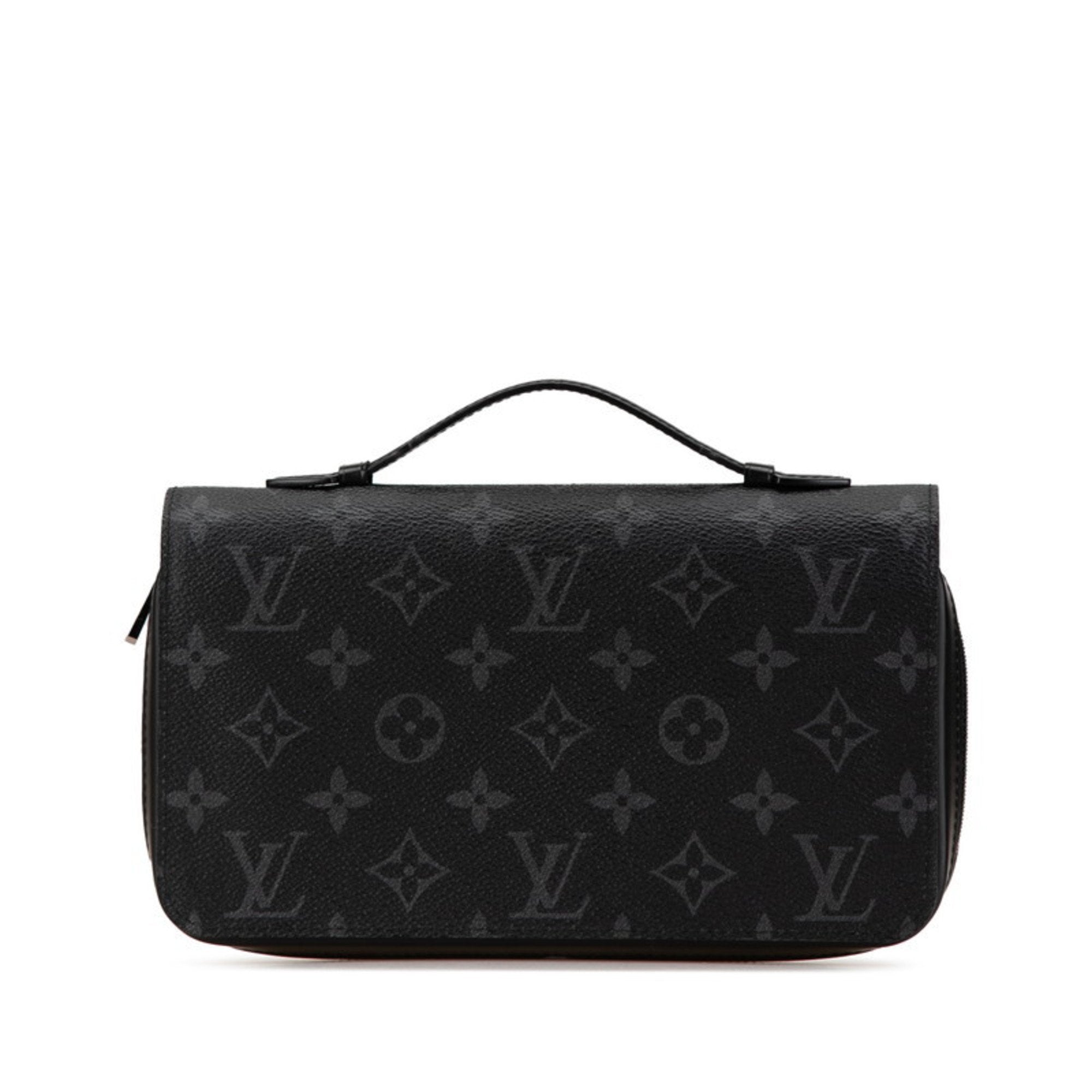 Louis Vuitton Black Pvc Leather Long Wallet