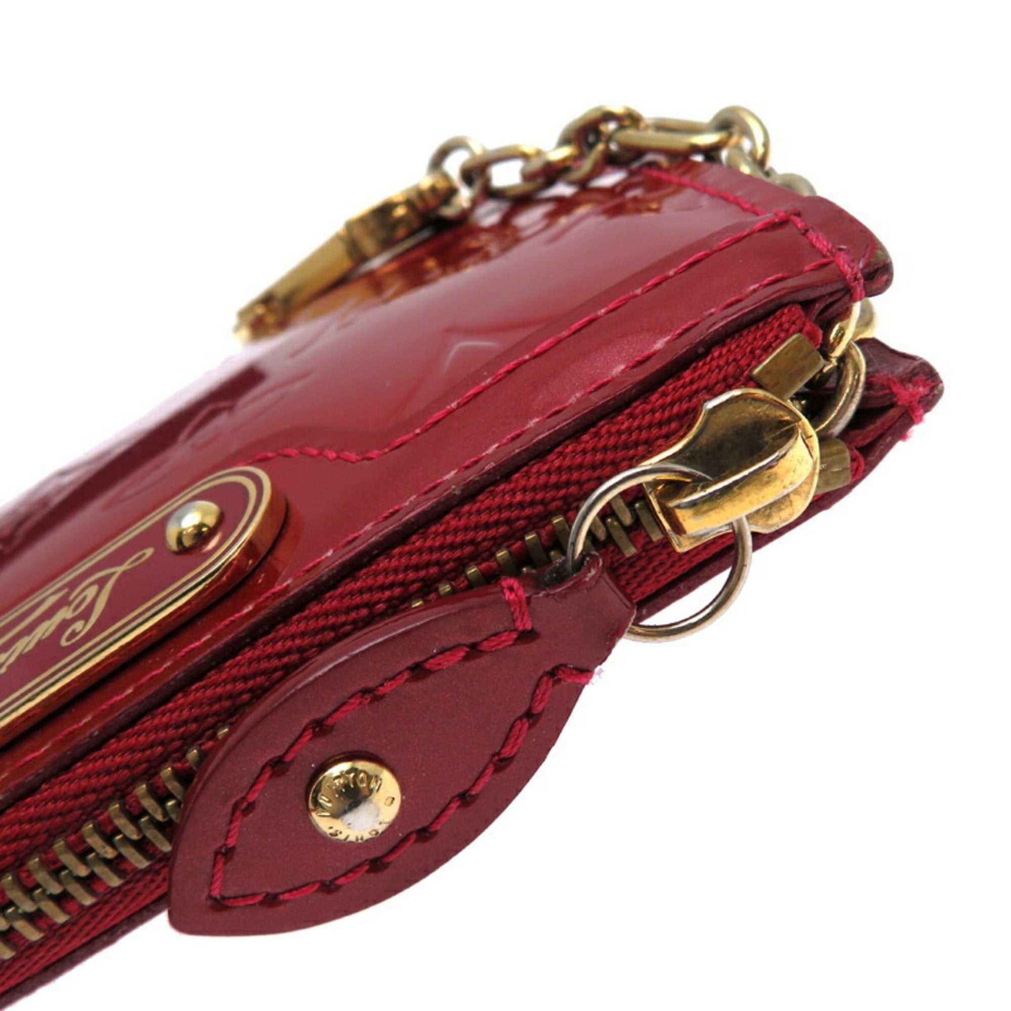 Louis Vuitton Pomme D'amour Monogram Vernis Coin Purse/Coin Case