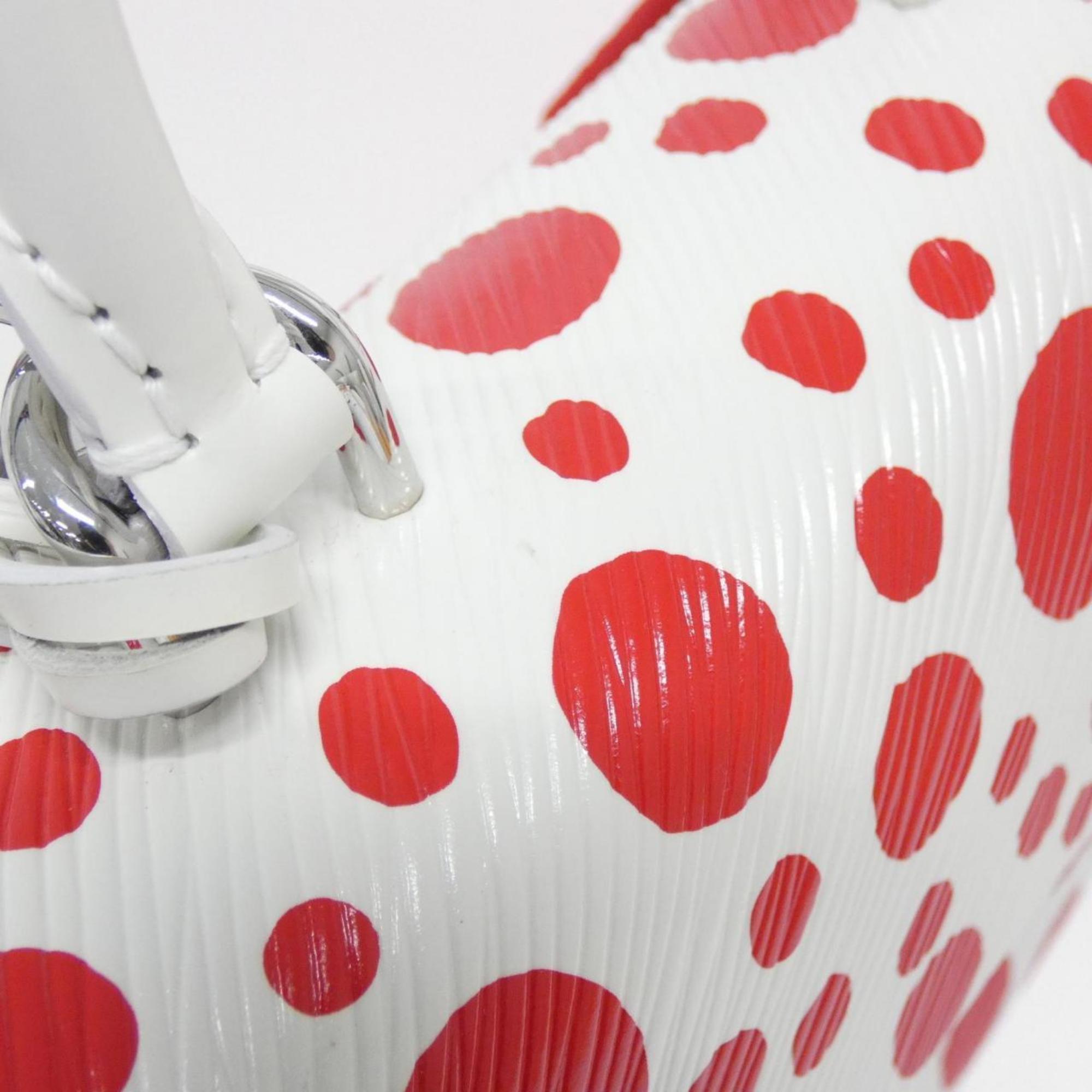 Louis Vuitton Blanc Rouge Leather Handbag