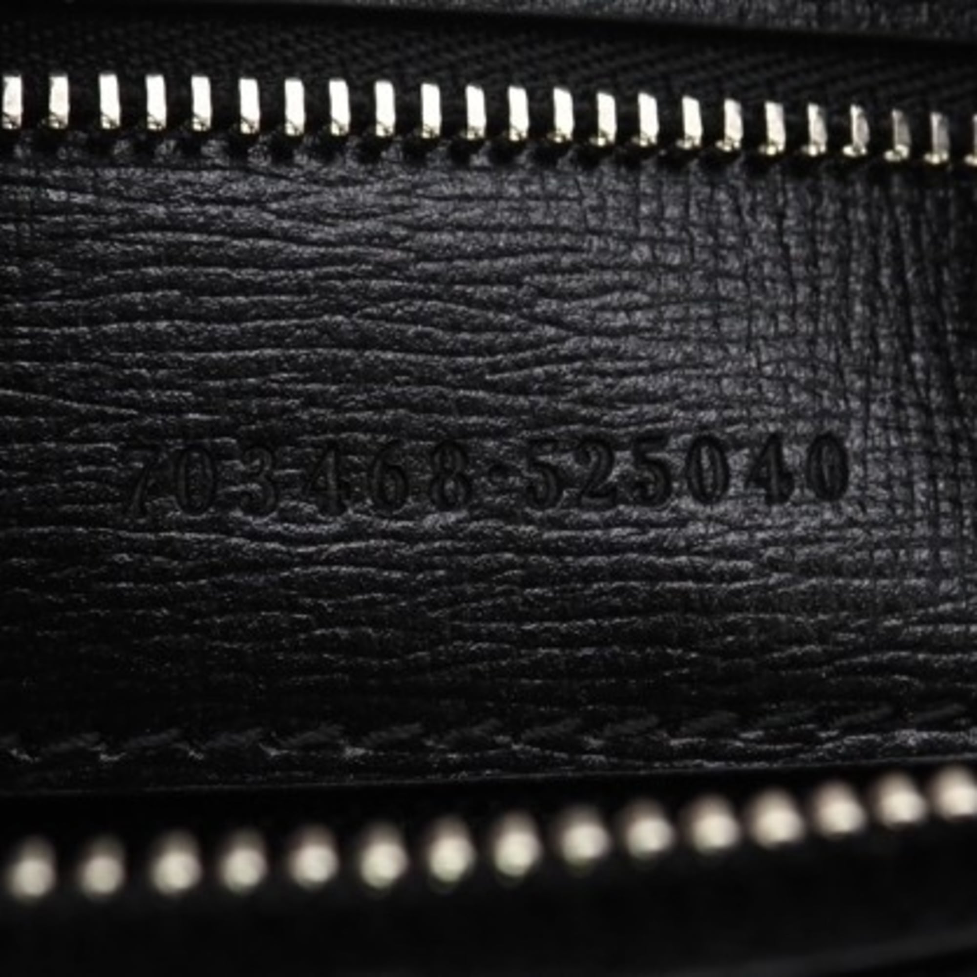 Gucci Black Gray Coated Canvas Shoulder Bag (Pre-Owned)