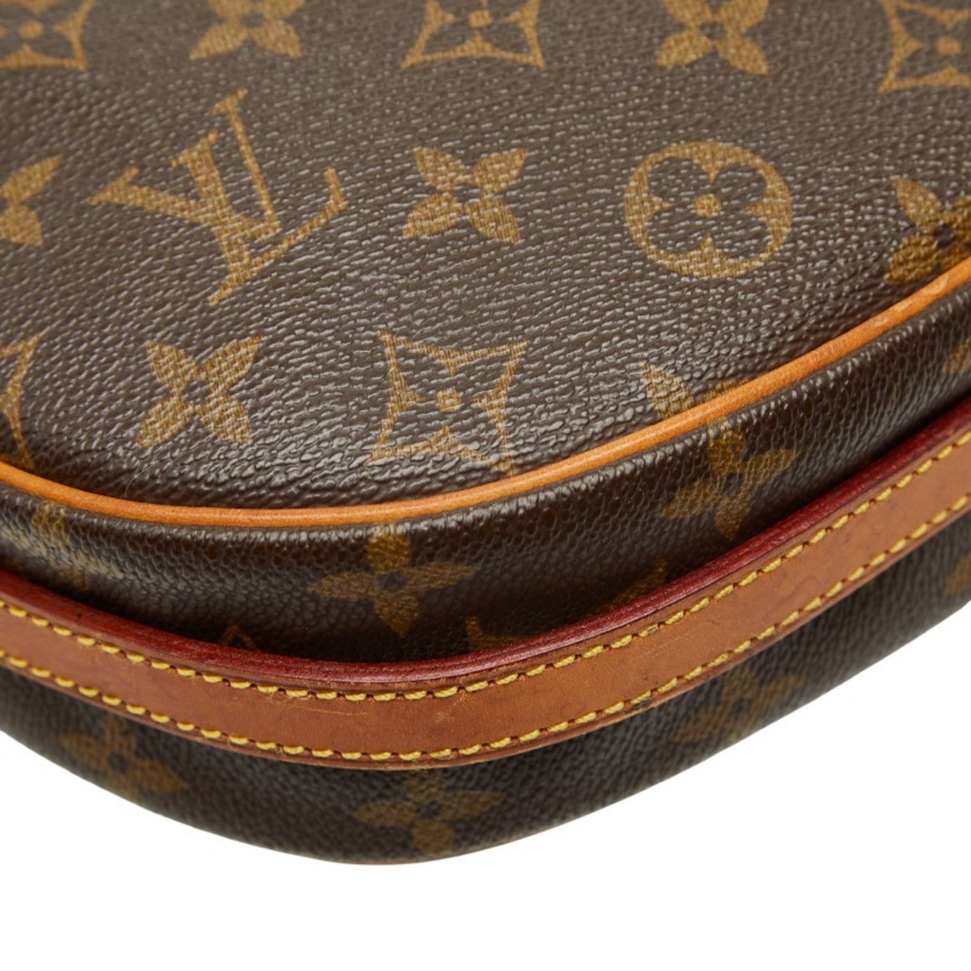 Louis Vuitton Brown Pvc Leather Shoulder Bag