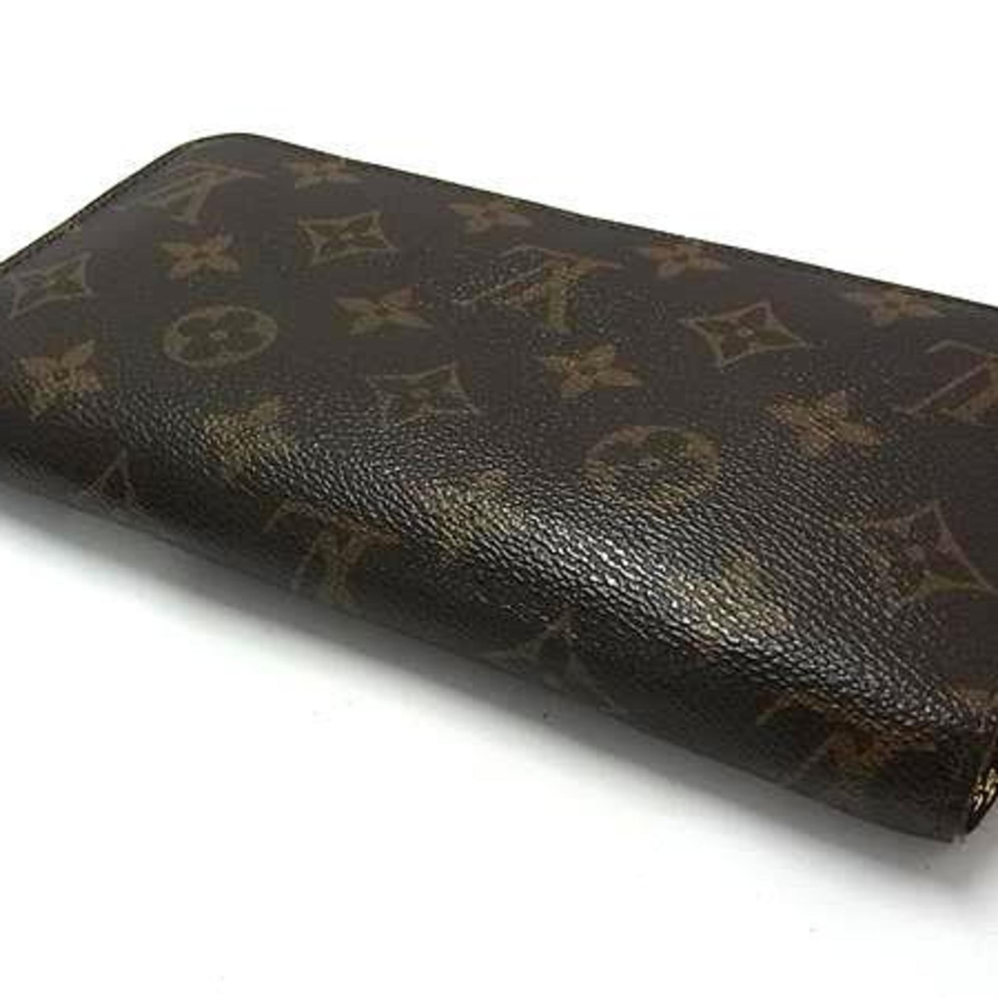 Louis Vuitton Brown Pvc Leather Long Wallet
