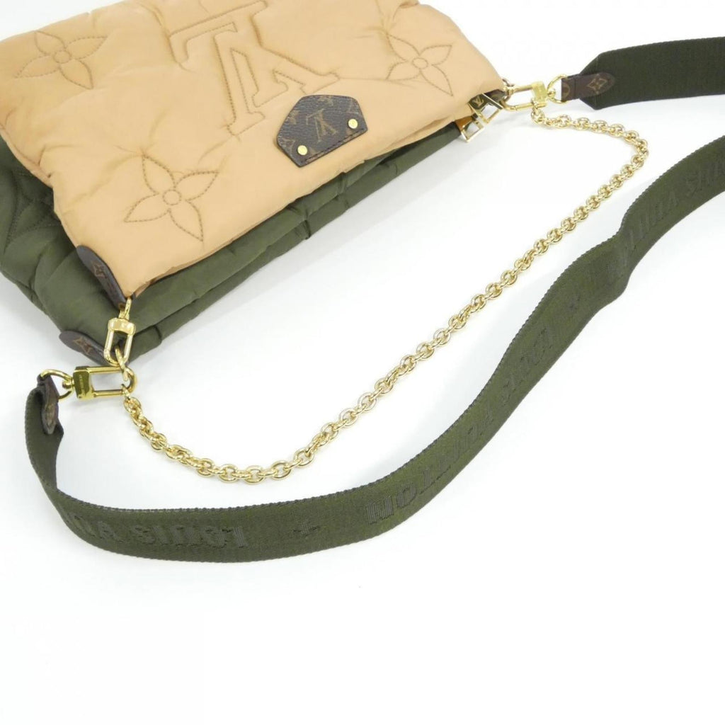 Louis Vuitton Beige Khaki Pochette Shoulder Bag