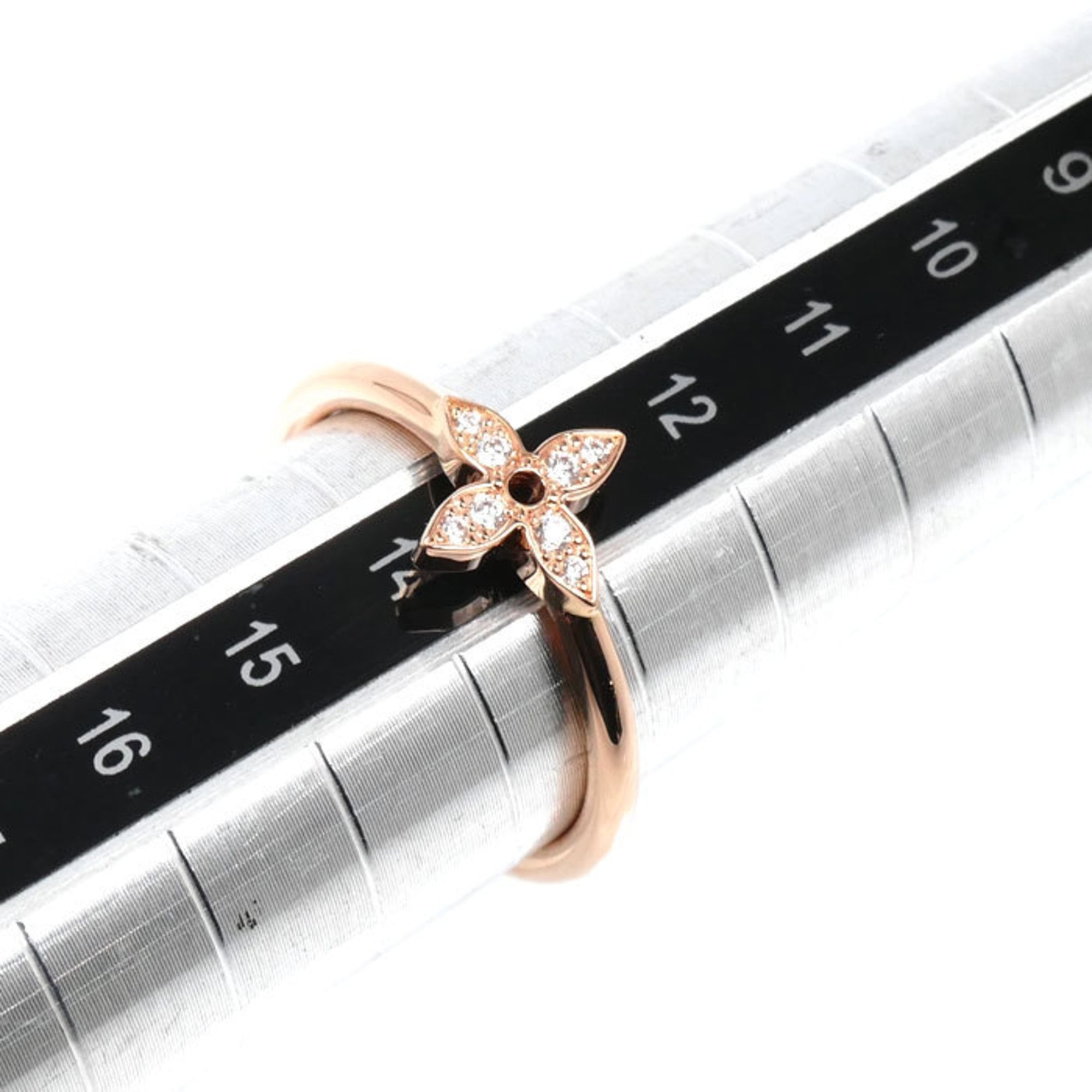 Louis Vuitton Pink Gold (18K) Band Ring