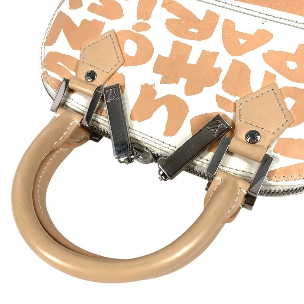 Louis Vuitton Monogram Graffiti Beige White Monogram Graffiti Handbag