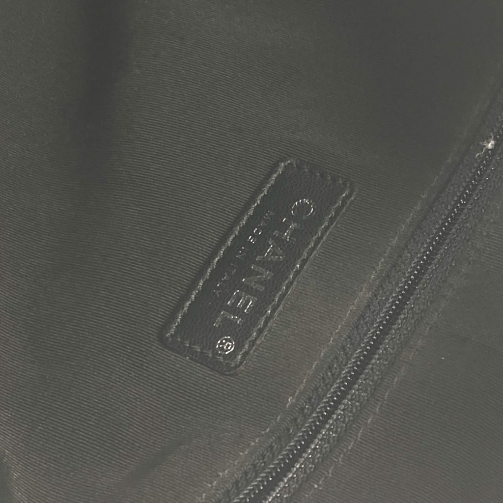 Chanel Black White Pvc Backpack