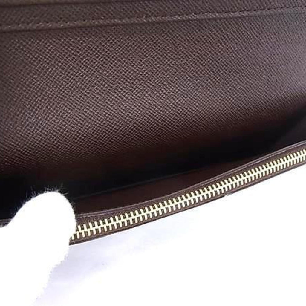 Louis Vuitton Damier Brown Damier Canvas Ebene Long Wallet
