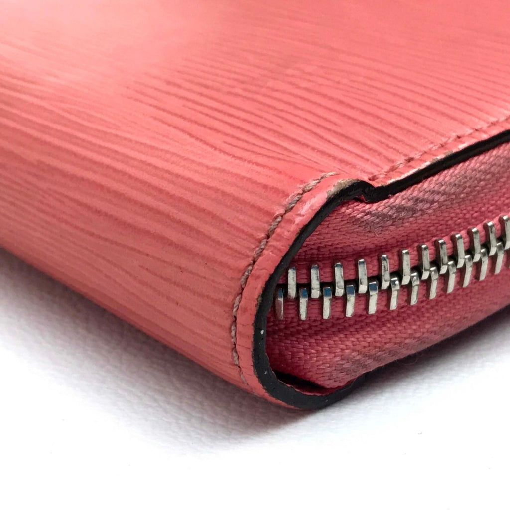Louis Vuitton Pink Leather Long Wallet