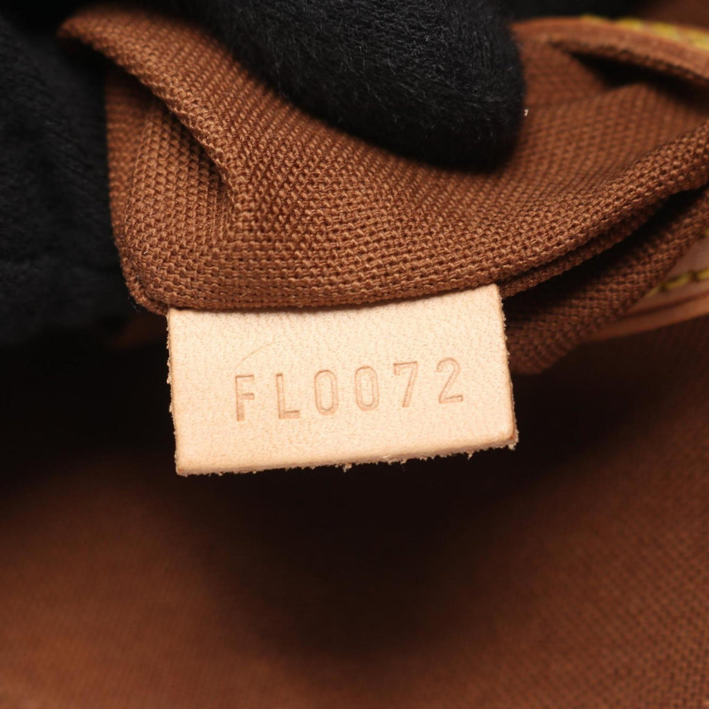Louis Vuitton Brown Monogram Coated Canvas Leather Handbag