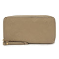 Louis Vuitton Beige Monogram Empreinte Leather Long Wallet