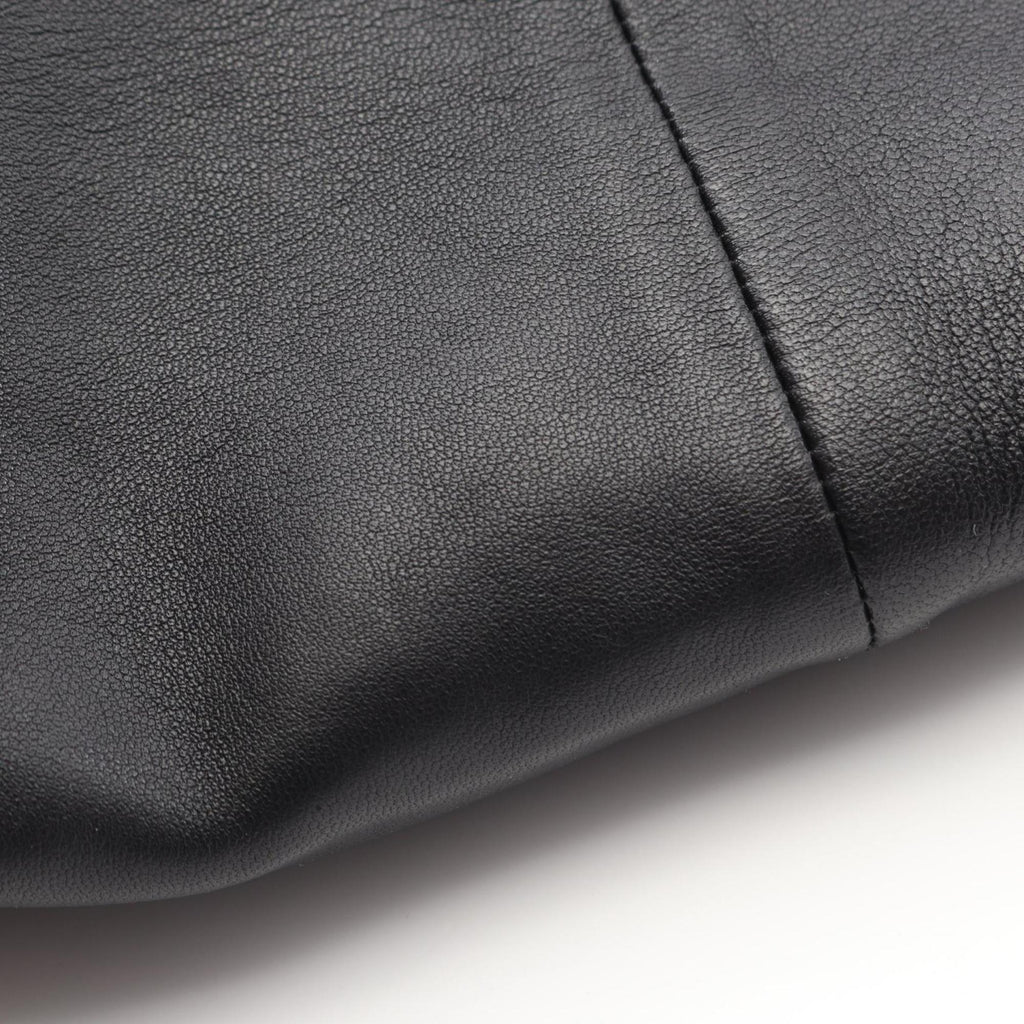 Bottega Veneta Black Leather Clutch Bag