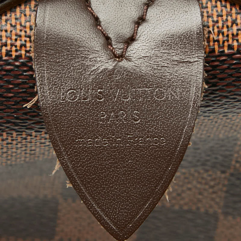 Louis Vuitton Damier Brown Damier Canvas Ebene Damier Canvas Boston Bag Handbag