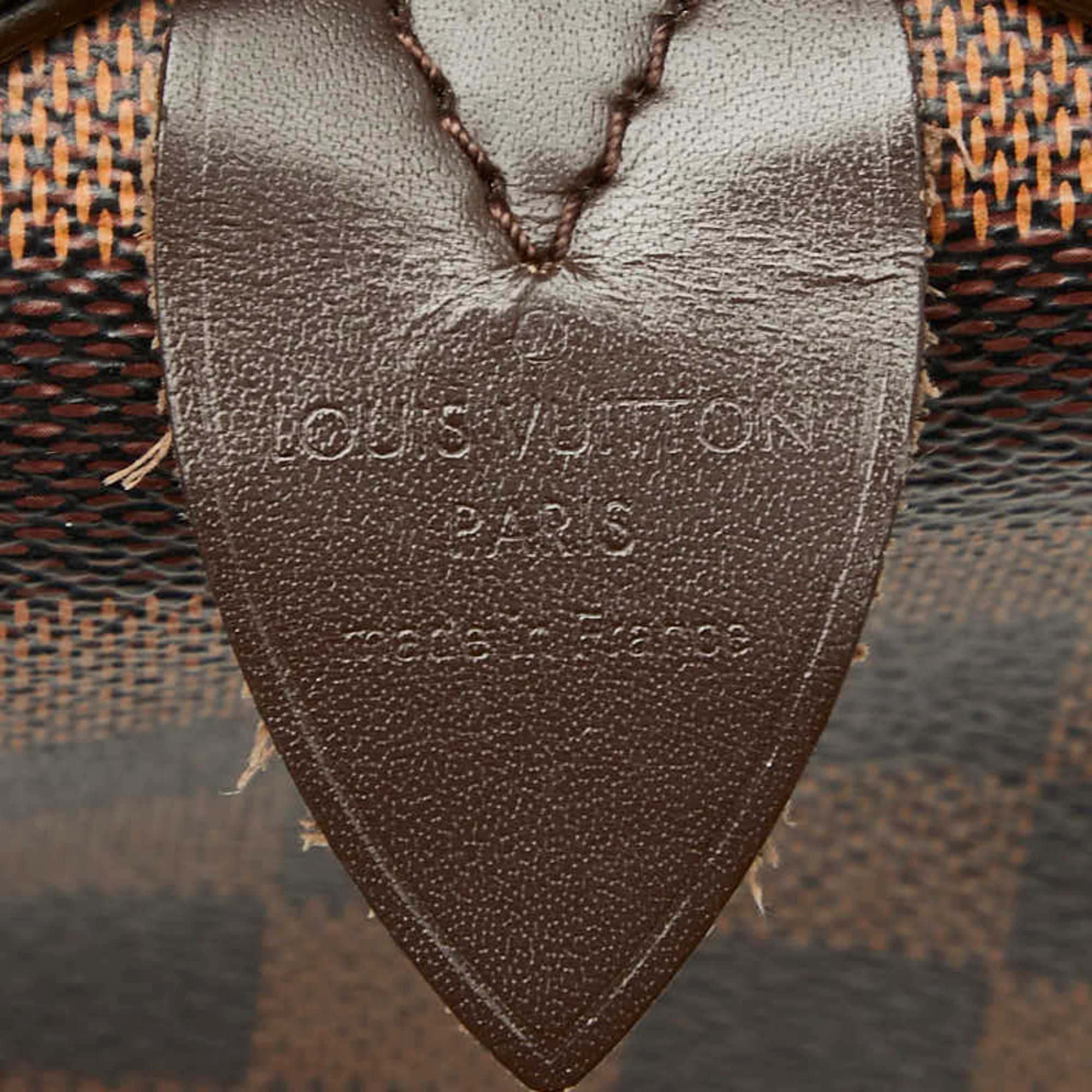 Louis Vuitton Damier Brown Damier Canvas Ebene Damier Canvas Boston Bag Handbag