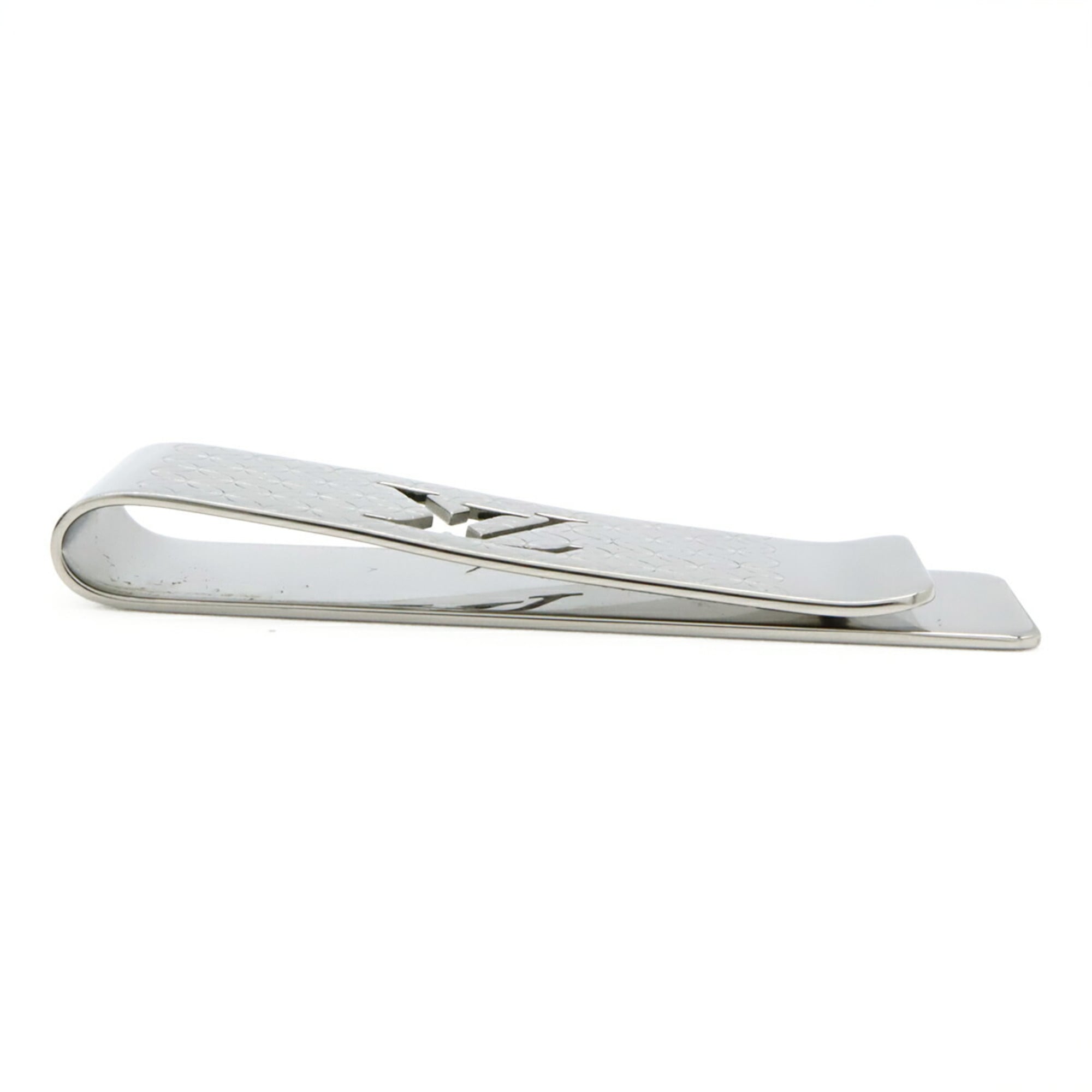 Louis Vuitton Silver Stainless Steel Money Clip