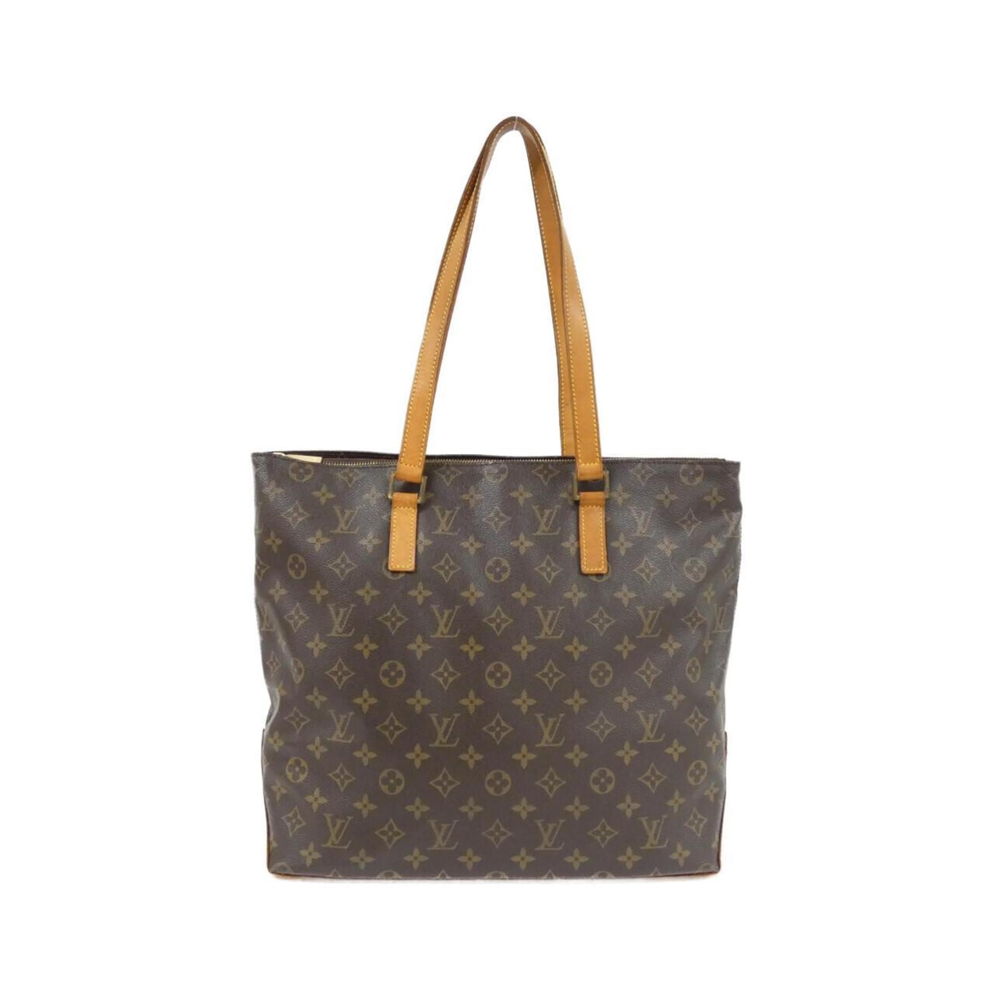 Louis Vuitton Marron Coated Canvas Handbag