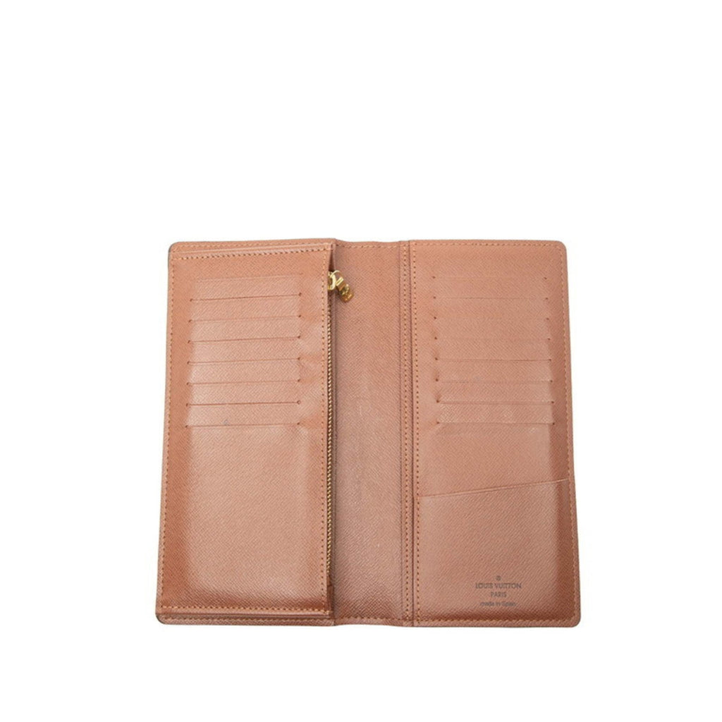Louis Vuitton Brown Pvc Leather Long Wallet