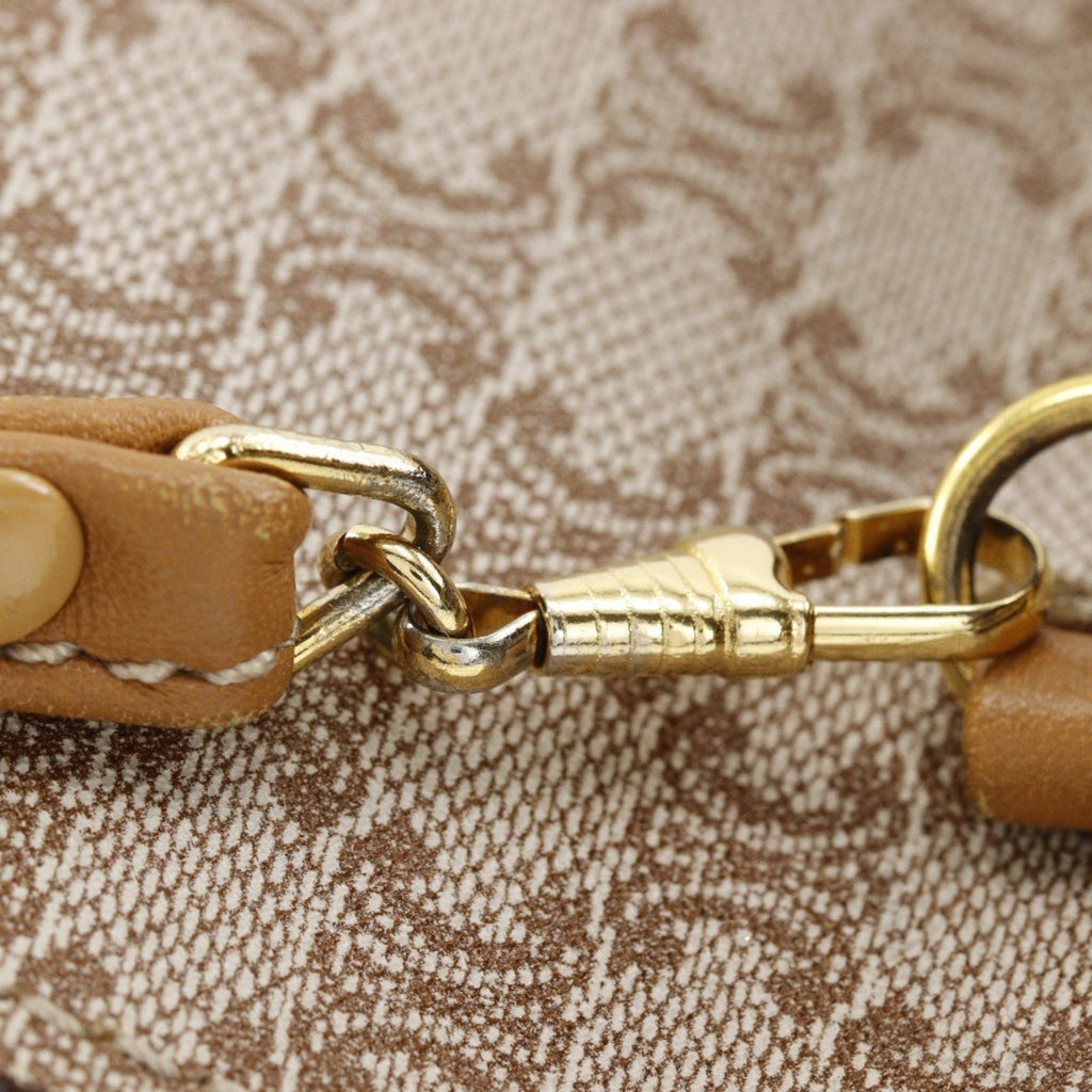 Celine Macadam Beige Pvc Leather Shoulder Bag