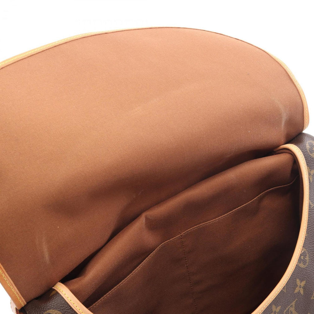 Louis Vuitton Brown Coated Canvas Pvc Monogram Leather Handbag Shoulder Bag