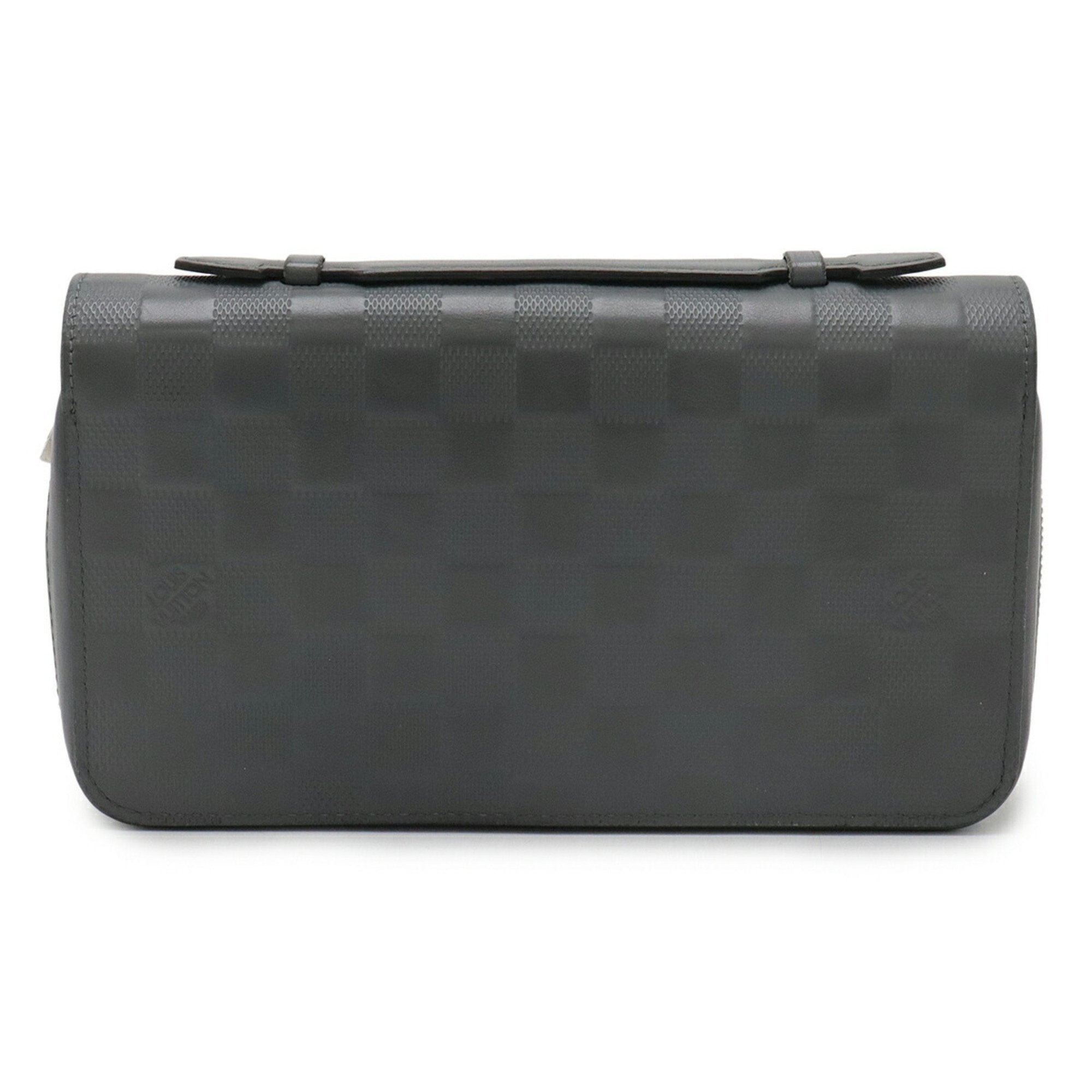 Louis Vuitton Damier Infini Gray Damier Infini Long Wallet