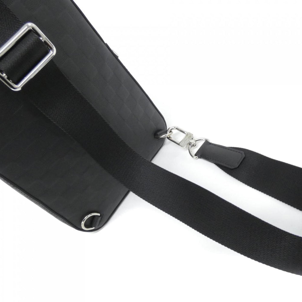 Louis Vuitton Black Leather Sling Bag