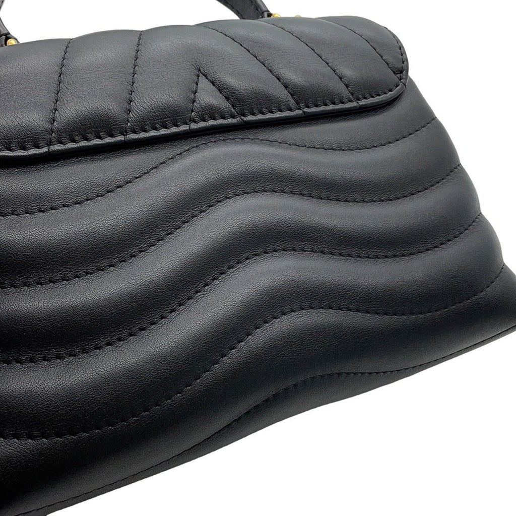 Louis Vuitton Black Noir Exotic Leather Handbag Shoulder Bag