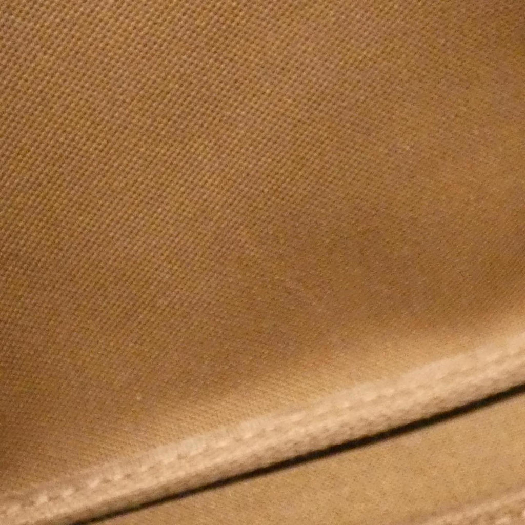 Louis Vuitton Brown Coated Canvas Pochette