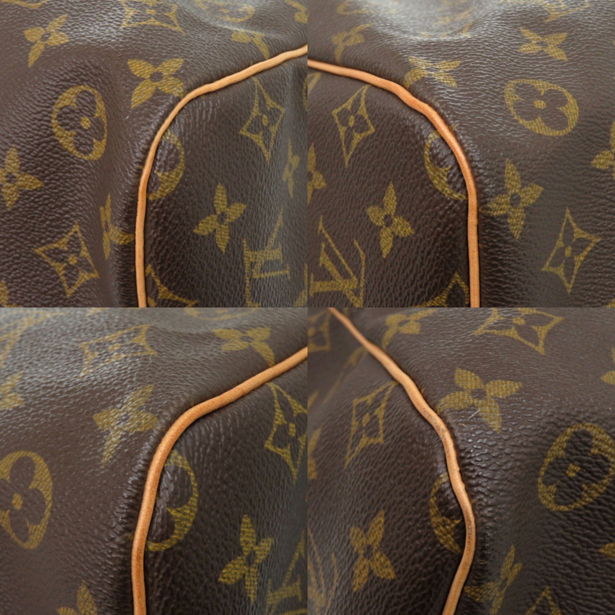 Louis Vuitton Brown Monogram Canvas Boston Bag